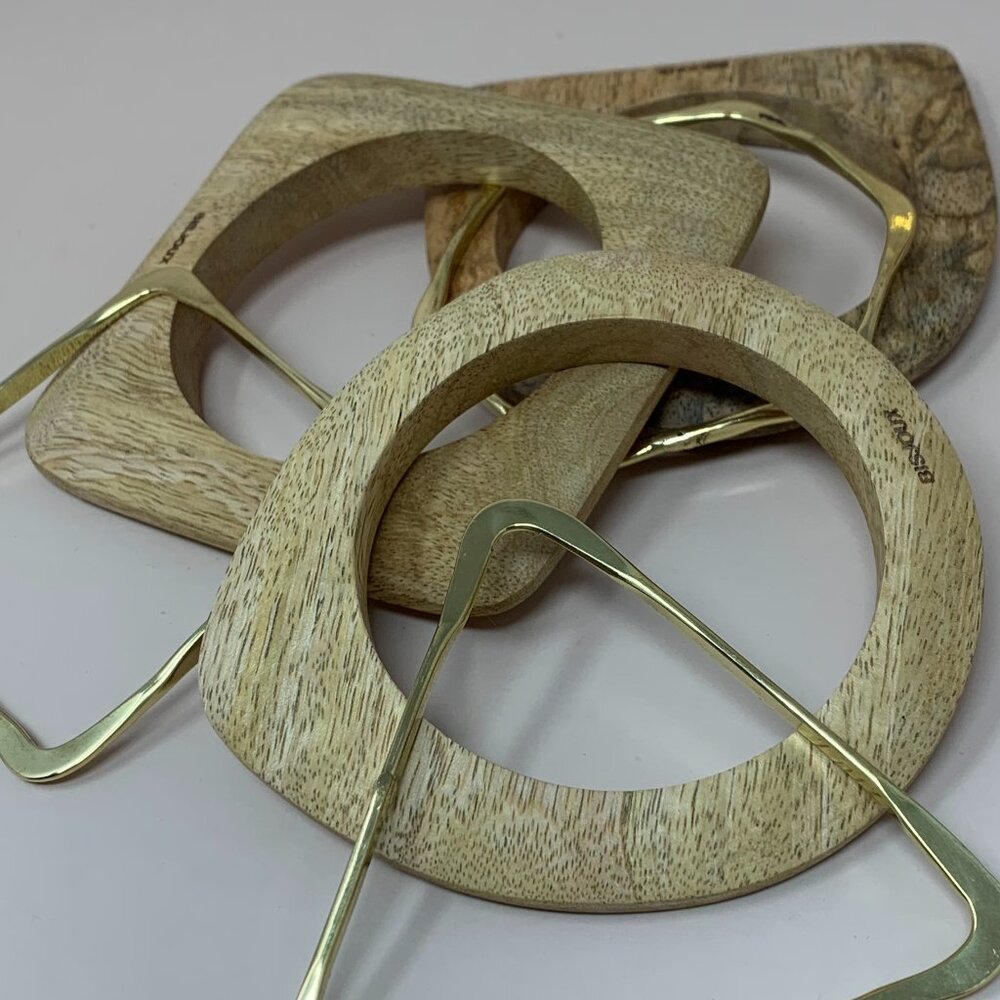 Bisjoux | Orchard Set with Brass Bangles - Picture 4 of 8